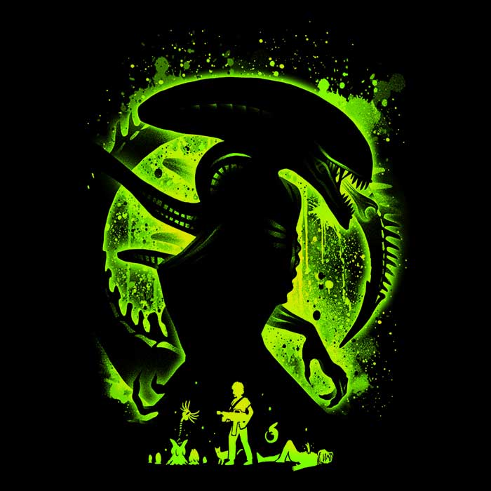 Alemaglia's Space Nightmare Themed Luxury Fleece Blanket