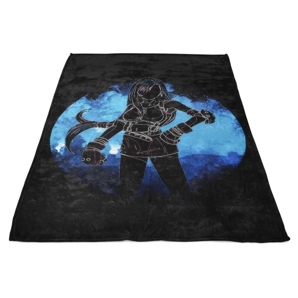 Donnie Illustrations' Final Heaven Orb Design Fleece Throw Blanket