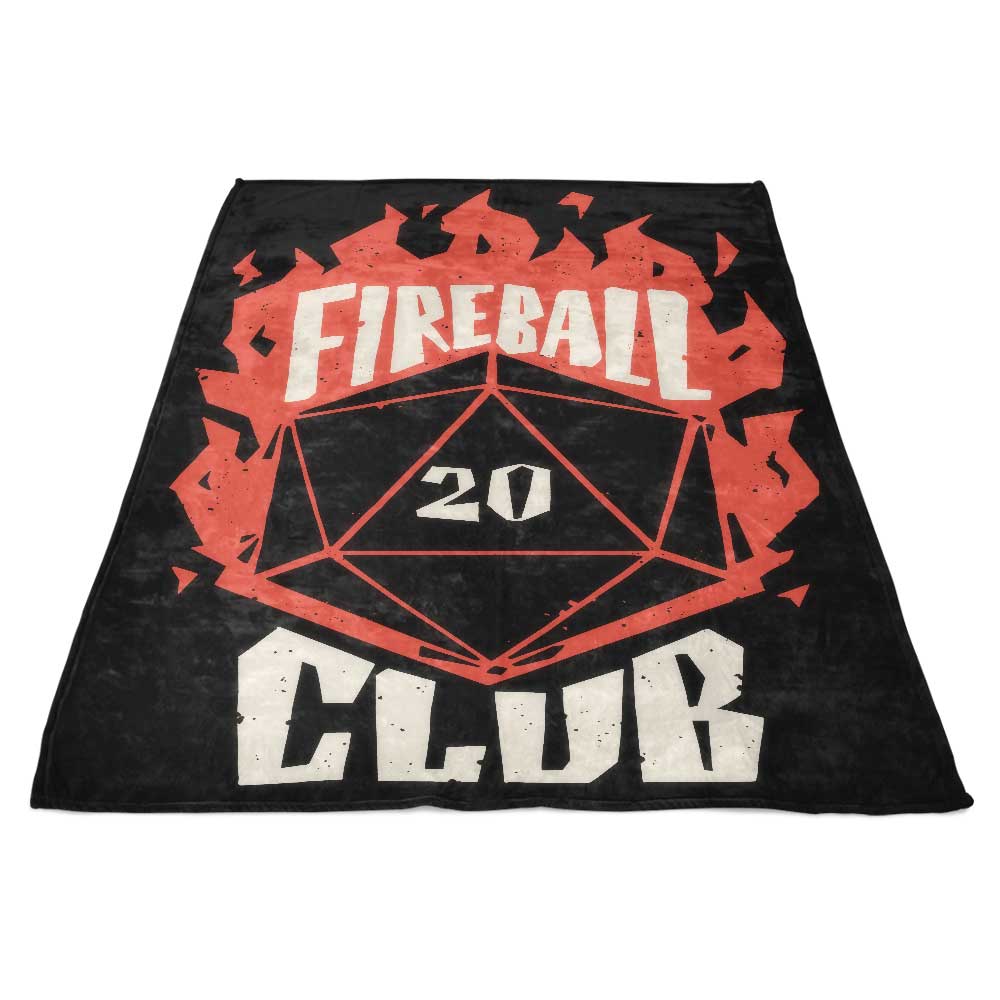 Cozy Fireball Club Fleece Blanket for Ultimate Comfort