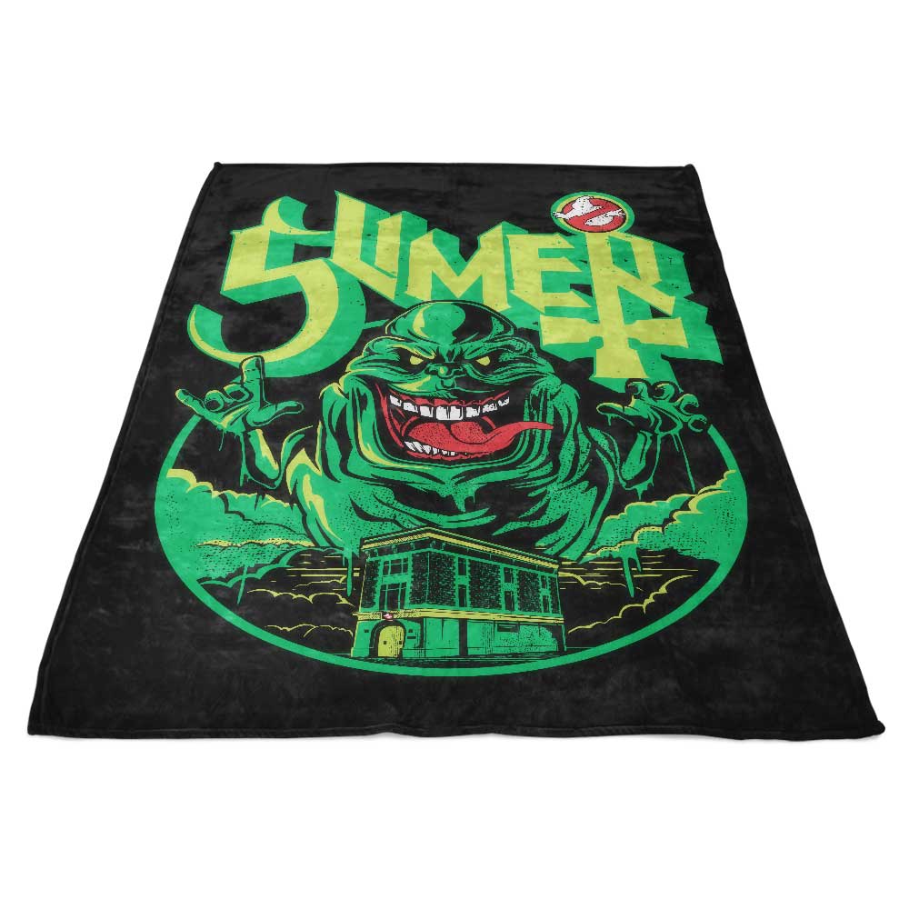 Slay the Slime Fleece Blanket - A Super Soft and Cozy Polyester Blanket