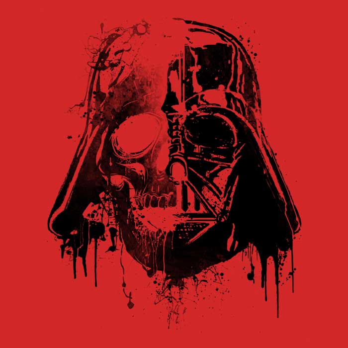 Alemaglia's Cozy Darth Skull Fleece Blanket