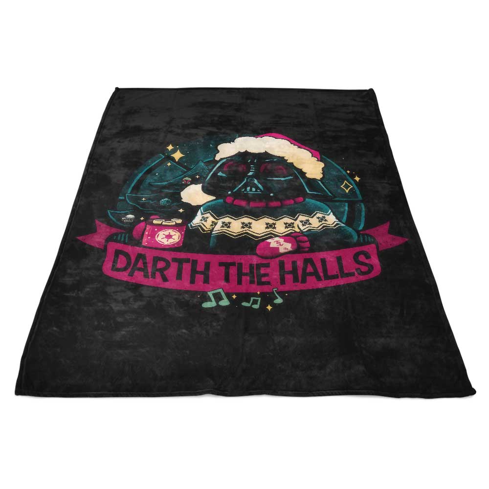 Cozy Teesgeex 'Darth the Halls' Fleece Blanket for Comfort