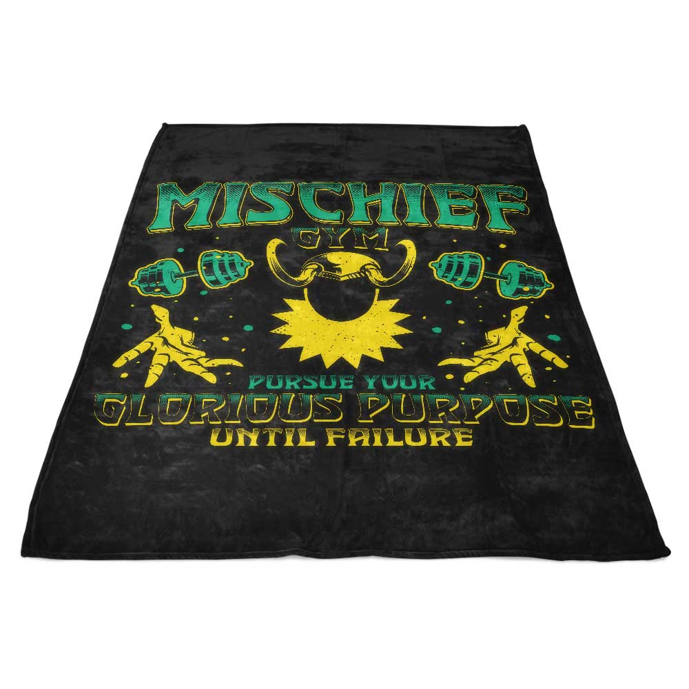 Teesgeex Mischief Gym High - Quality Polyester Fleece Blanket