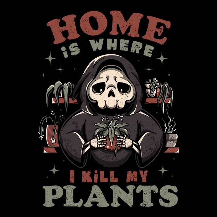 Fleece Blanket - 'Where I Kill My Plants' by Edu.ely