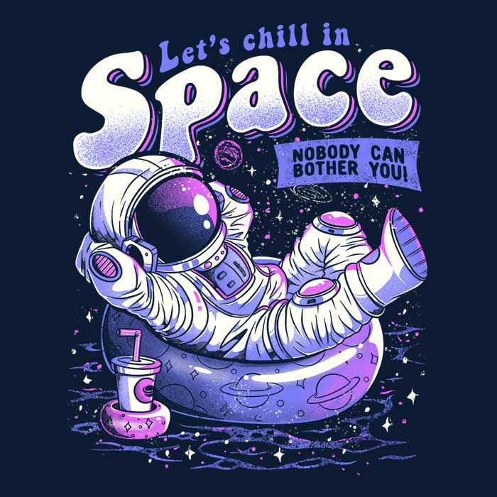 Cosmic Chilling - Cozy Fleece Blanket for Relaxation
