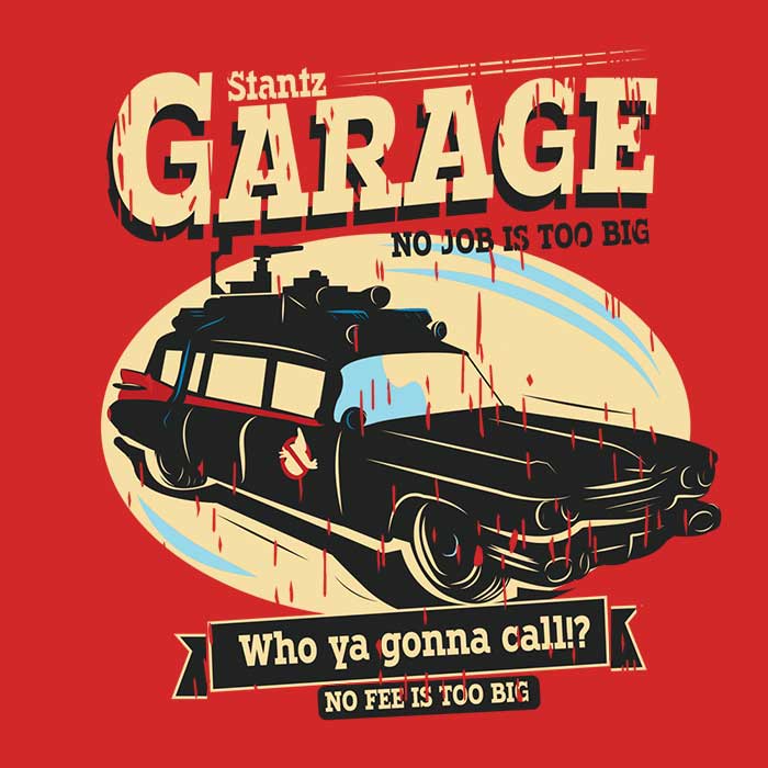 Piercek25's Stantz Garage Themed Luxury Fleece Blanket for Cozy Comfort