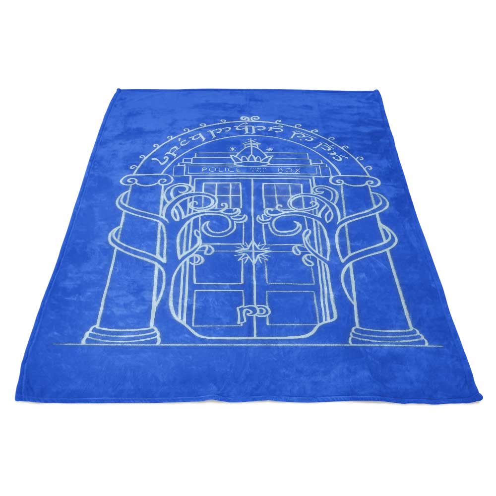 Cozy Fleece Blanket - Speak Doctor Edition