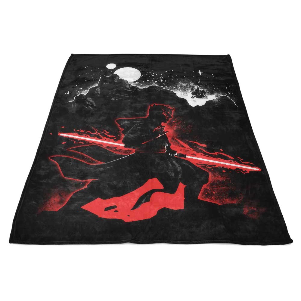 Alemaglia's 'Driven by Hatred' Branded Premium Fleece Blanket for Cozy Comfort