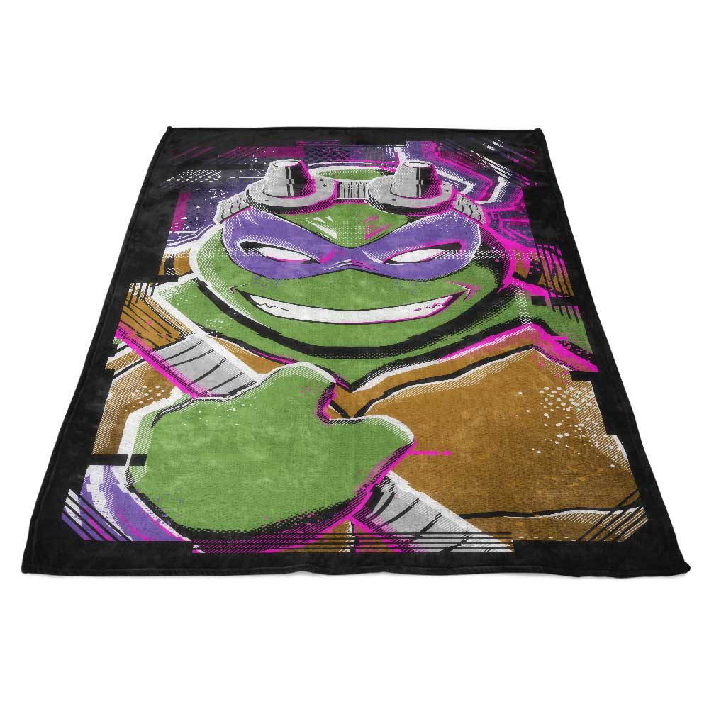 Donnie Glitch-themed Ultra-soft Fleece Blanket for Comfort and Warmth