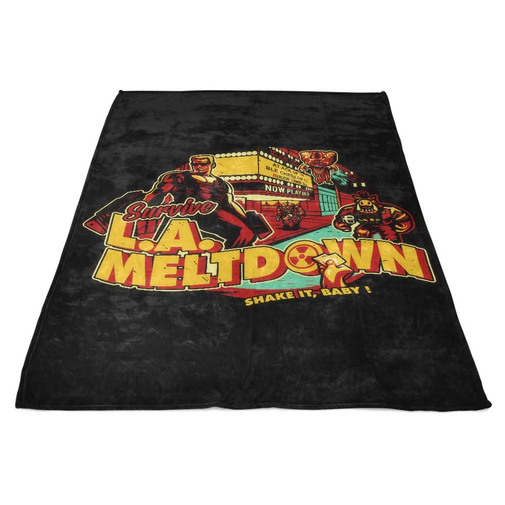 DAObiwan's Cozy LA Meltdown Fleece Blanket