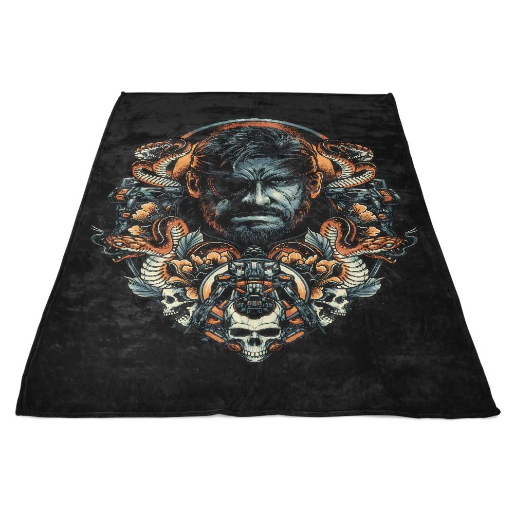 Snake Emblem Fleece Blanket - Soft and Cozy