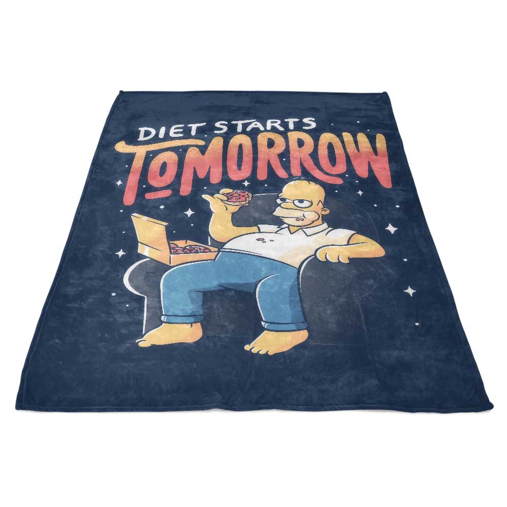 Tomorrow's Diet Commencement - High - Quality Fleece Blanket