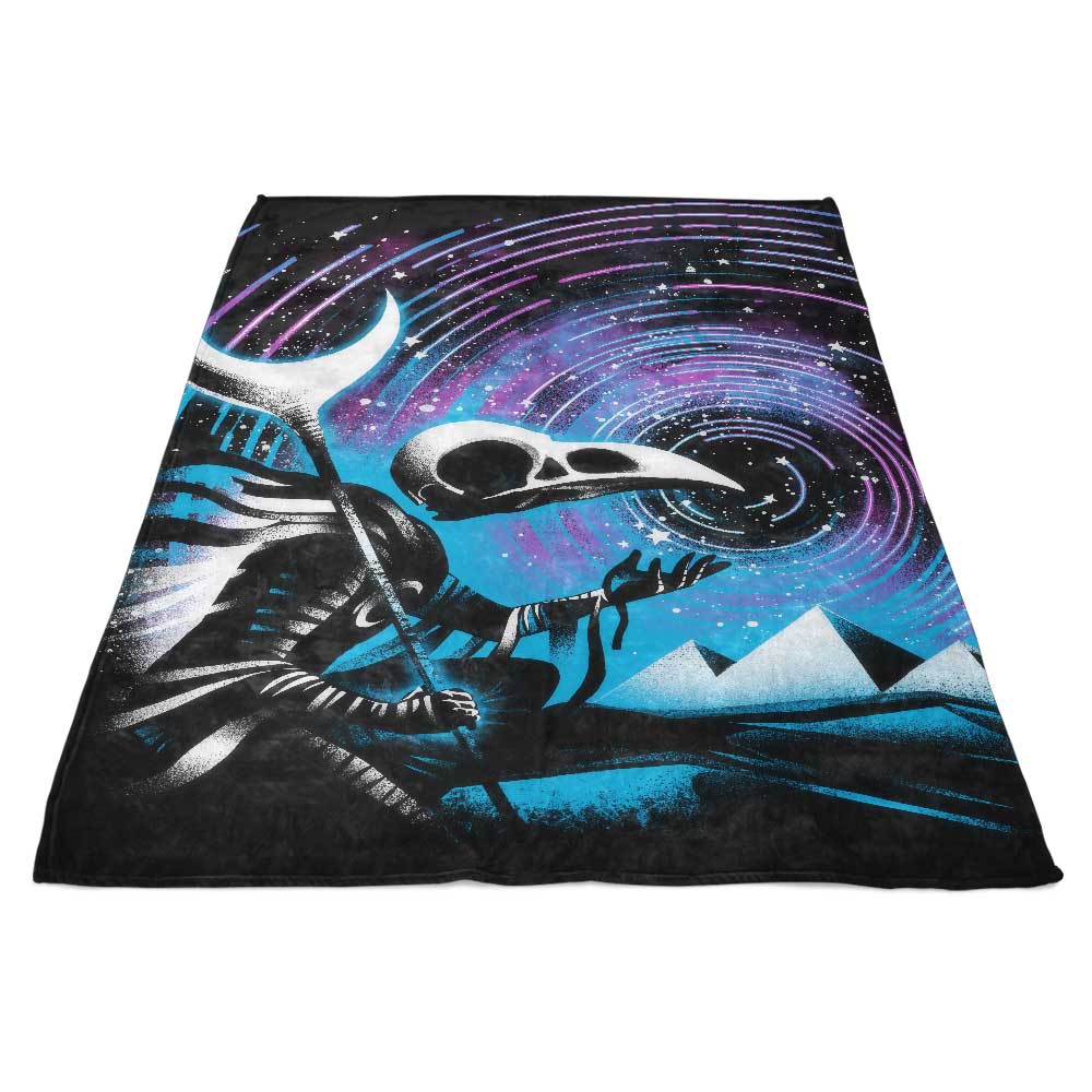 Alemaglia's Cosy Traces of Stars Fleece Blanket with One - sided Print