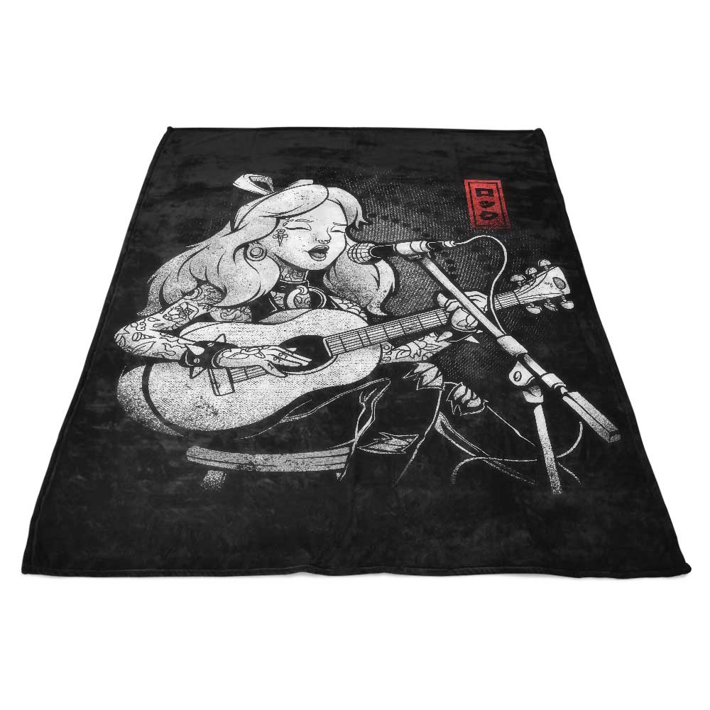 Wonderland Song-themed Fleece Blanket for Cozy Moments