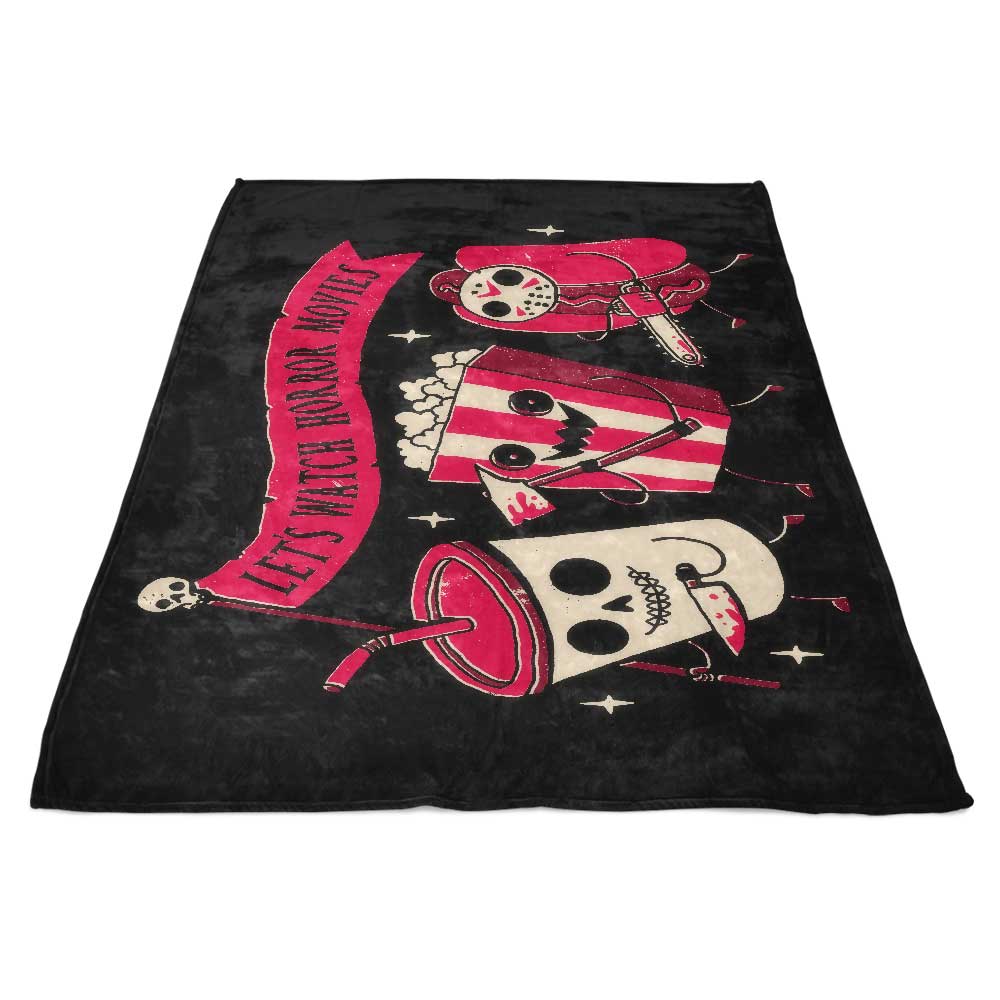 Cozy Fleece Blanket for Midnight Movie Viewing