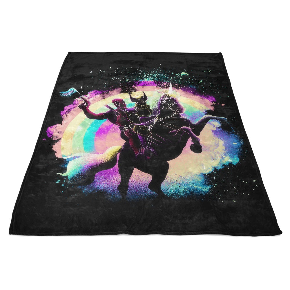 Enchanting Soul of the Unicorn Fleece Blanket for Cozy Moments