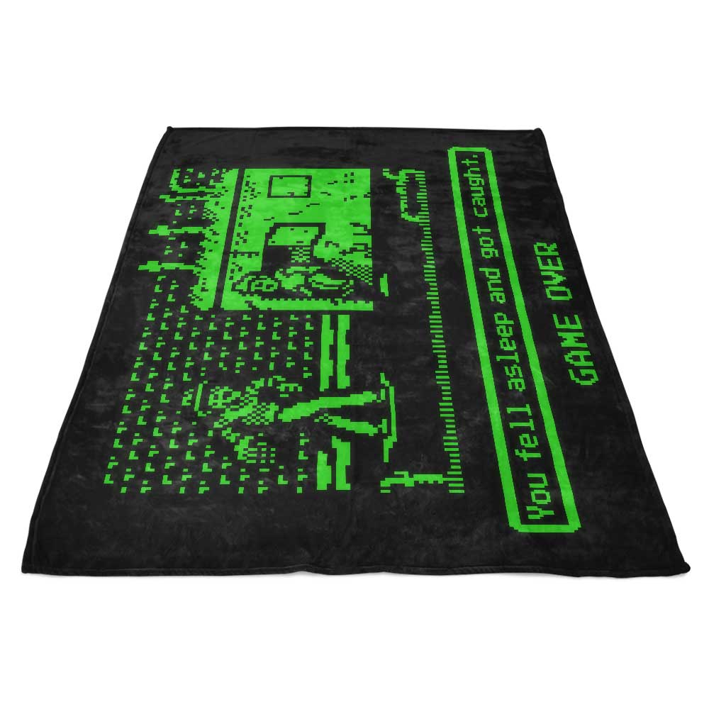 Ultra - Soft Demonigote 'You Fell Asleep' Fleece Blanket