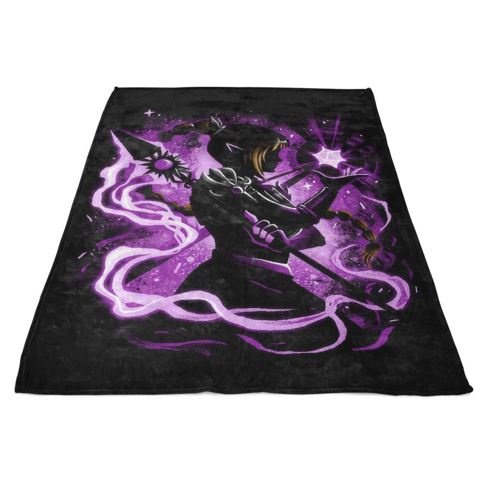 Soft Fleece Shadow Heart Blanket by Alemaglia