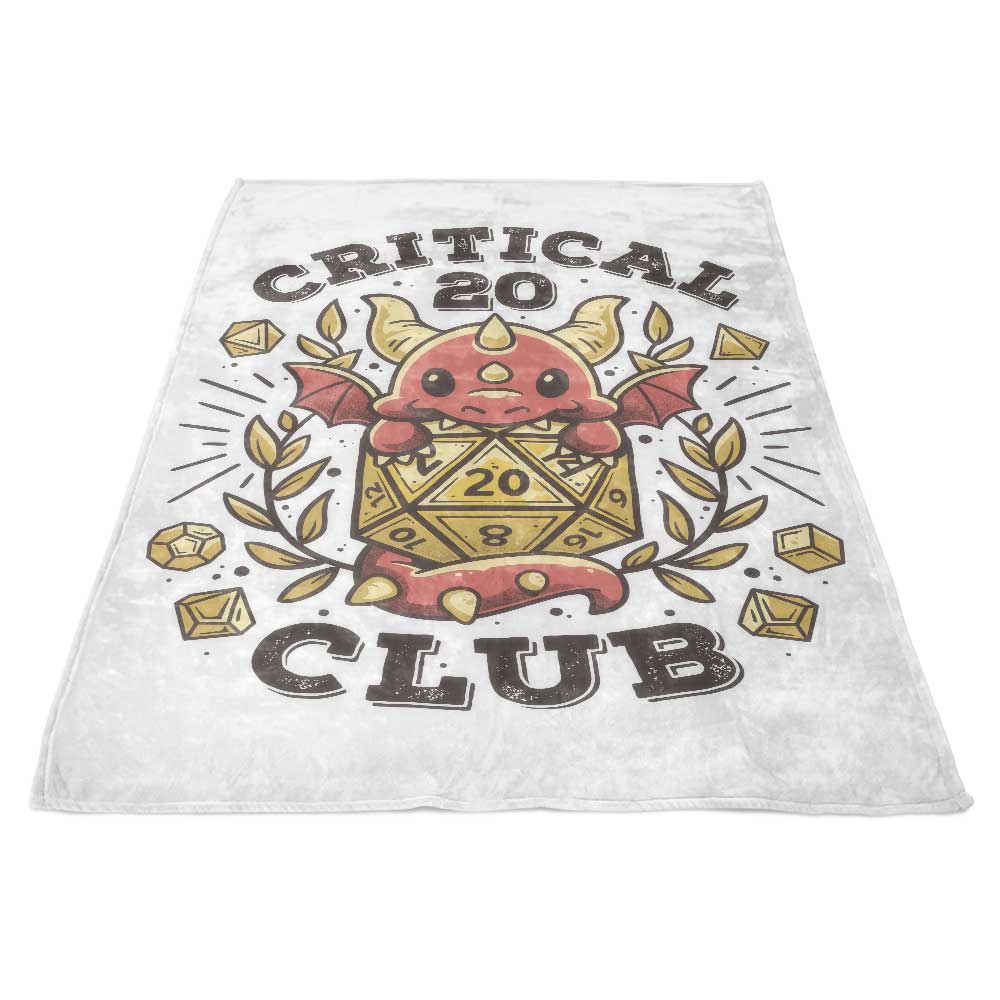 Snouleaf's Critical 20 Club Cozy Fleece Blanket for Ultimate Comfort
