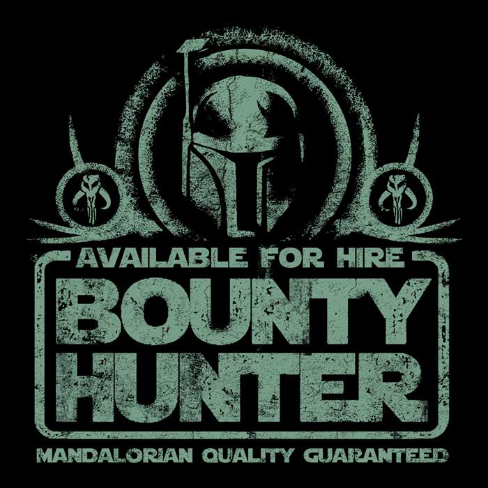 Ultra-Soft 'Bounty Hunter for Hire' Polyester Fleece Blanket