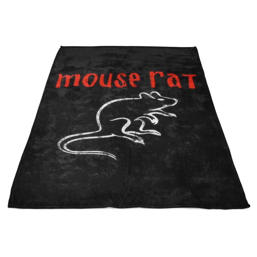Ultra-Soft Mouse Rat Themed Fleece Blanket for Cozy Moments