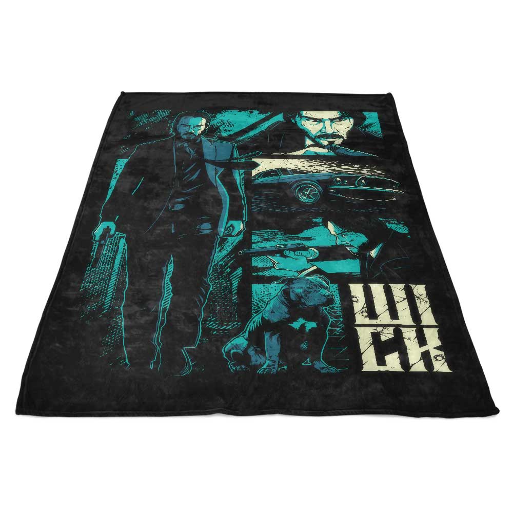 Ultra-Soft StudioM6 Fleece Blanket with One-Sided Print
