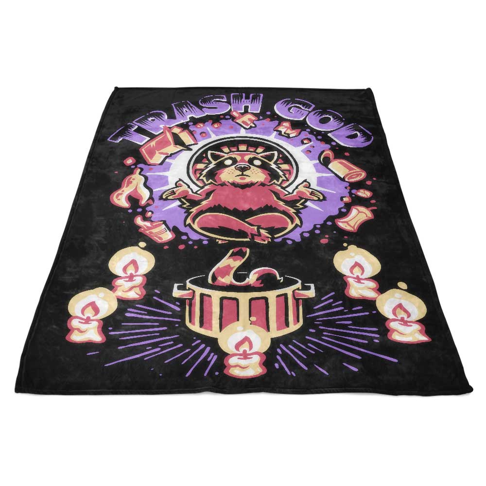 Ultra - Soft CoD Designs 'Trash God' Fleece Blanket