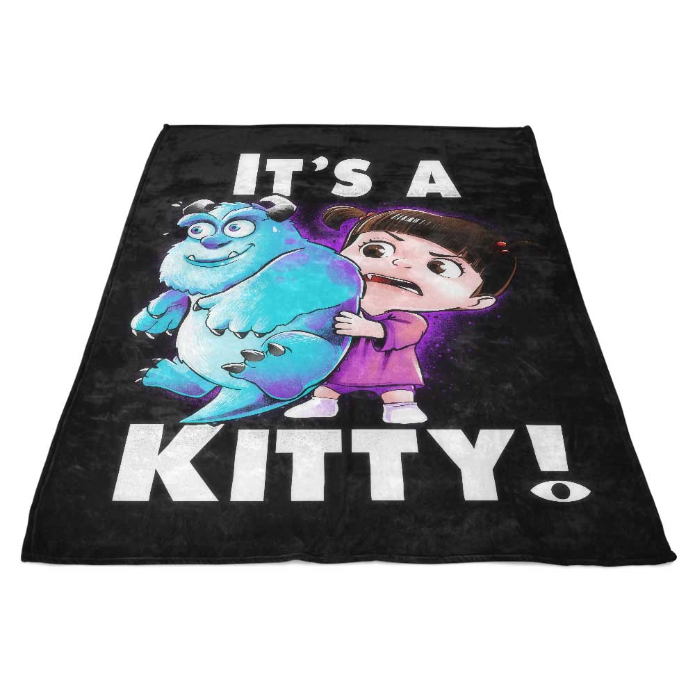 Alemaglia's It's a Kitty Fleece Throw Blanket for Comfort and Coziness