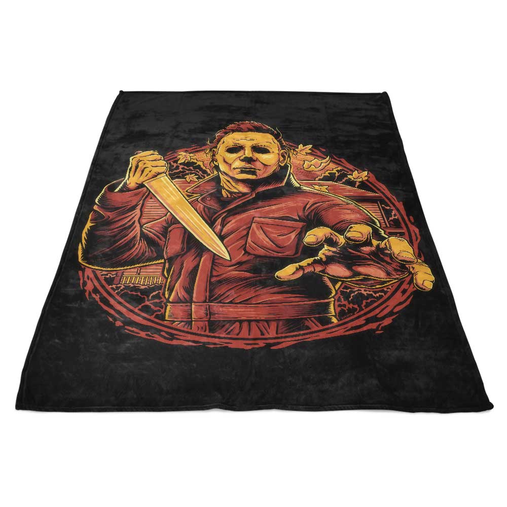 Cozy Fleece Blanket - 'Into Haddonfield' Design