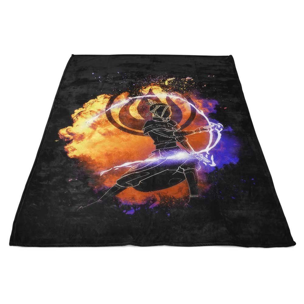 Exquisite Fleece Blanket Inspired by the Soul of Fire Princess