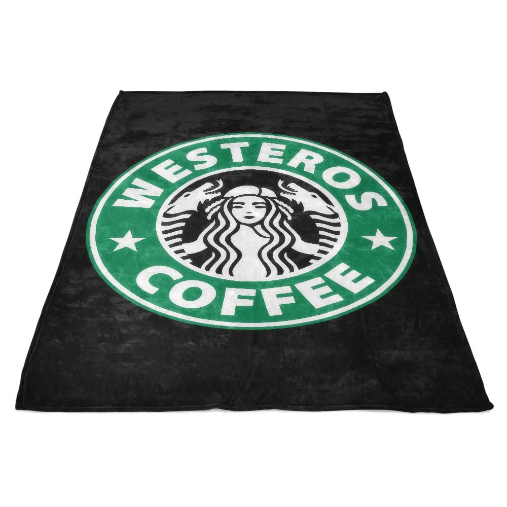 Westeros Coffee-themed Cozy Fleece Blanket for Ultimate Comfort