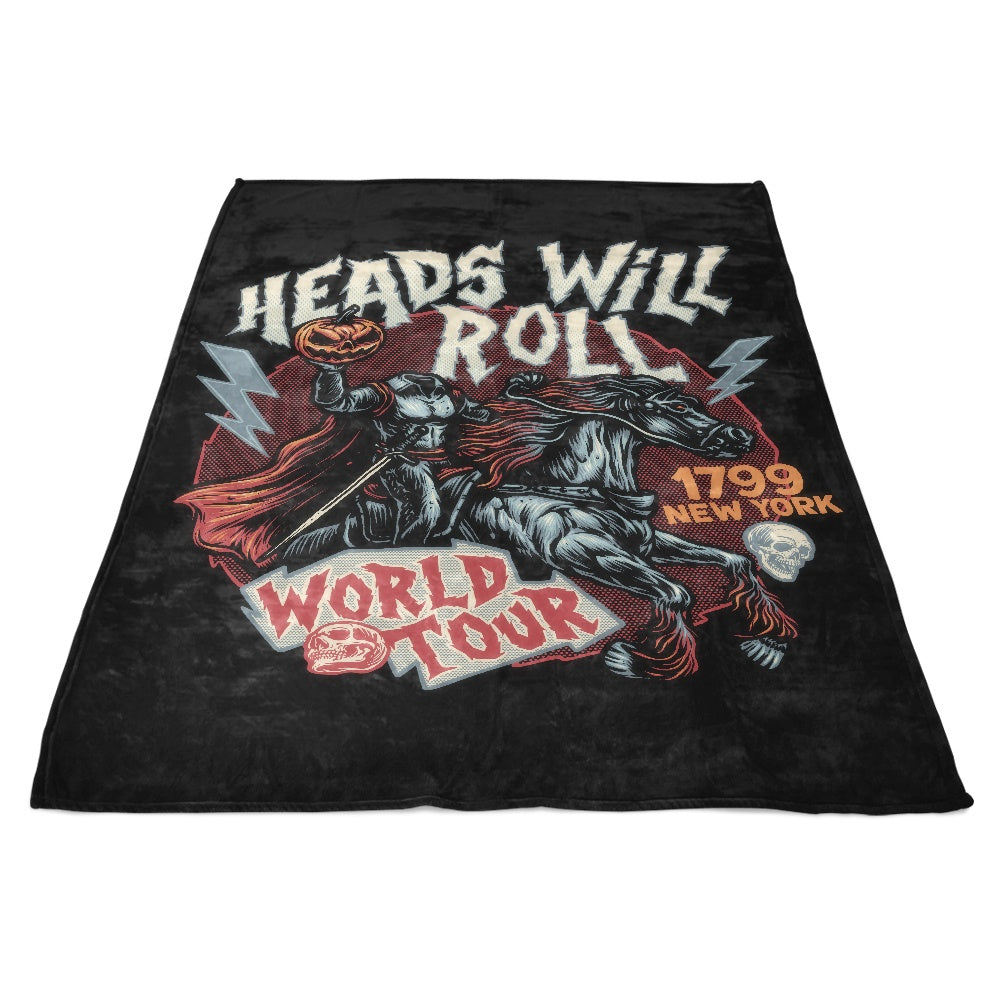 Momma Gorilla's 'Heads Will Roll' Cozy Fleece Blanket