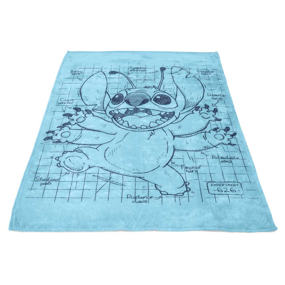 Le Duc's Experimental Plans Fleece Blanket - Premium Quality