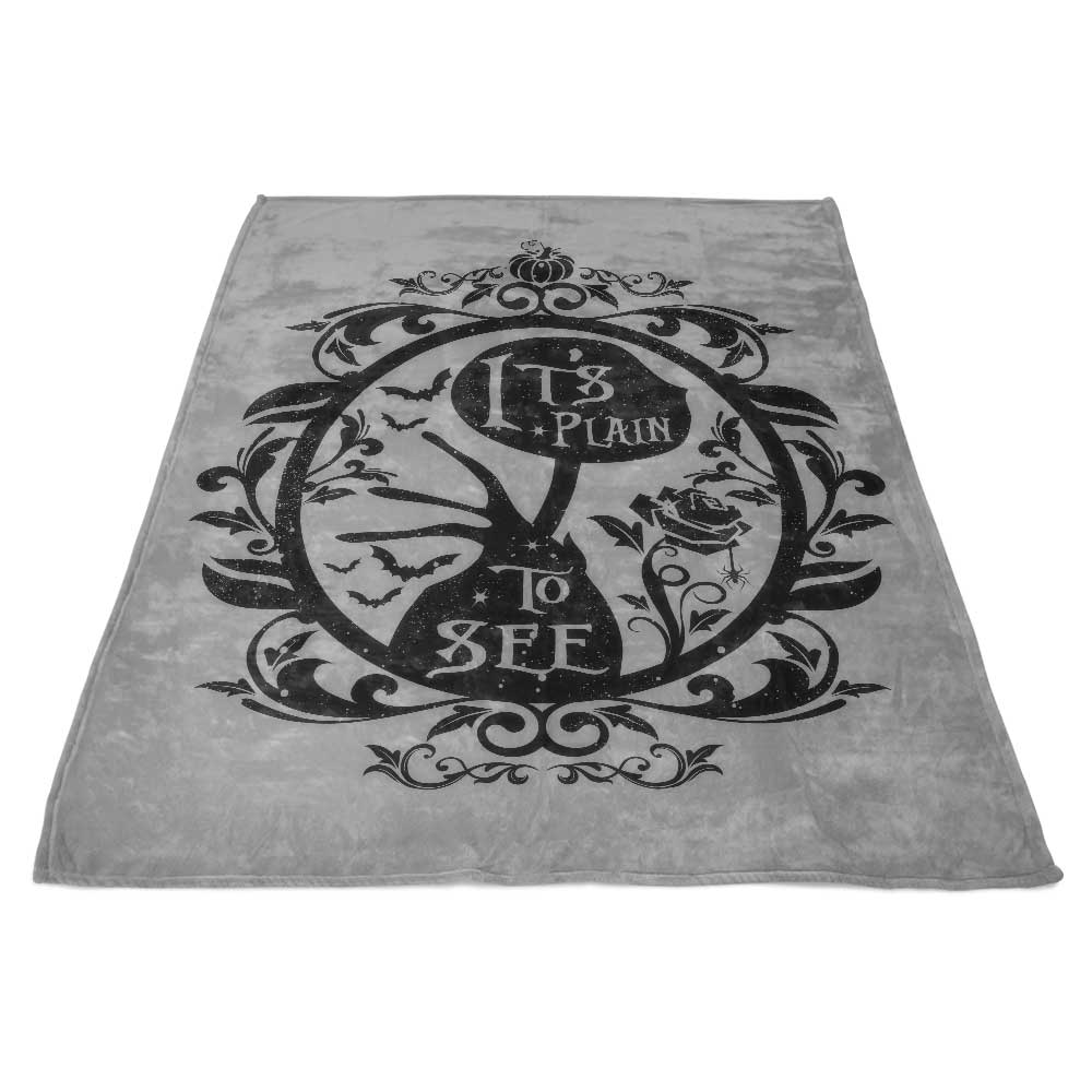 Plain to See - Cosy Polyester Fleece Blanket for Ultimate Comfort