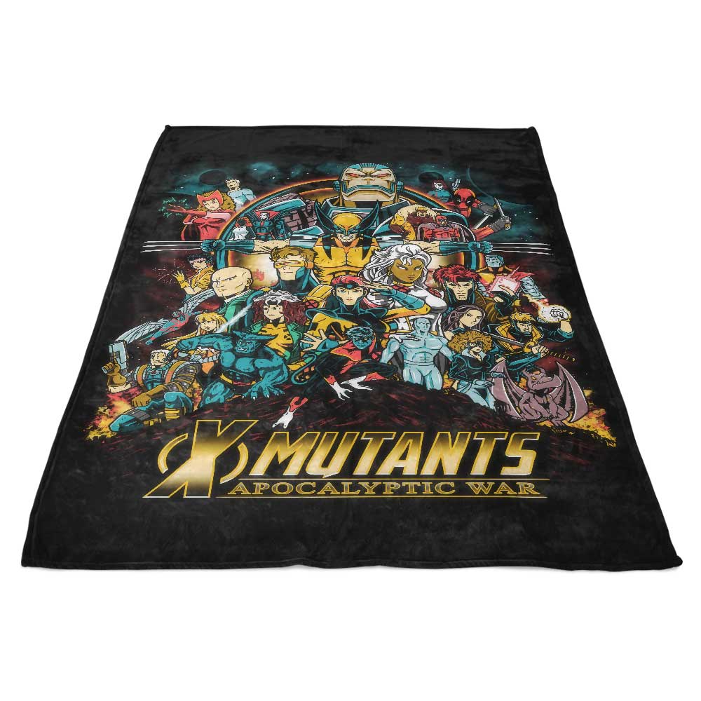 Apocalyptic War Themed Ultra - Soft Fleece Blanket for Cozy Moments