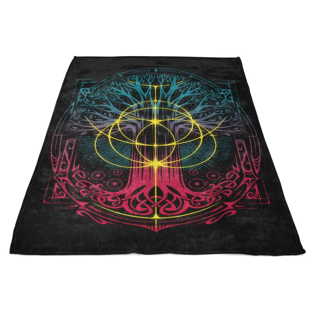 StudioM6's Alternative Golden Ring Fleece Blanket
