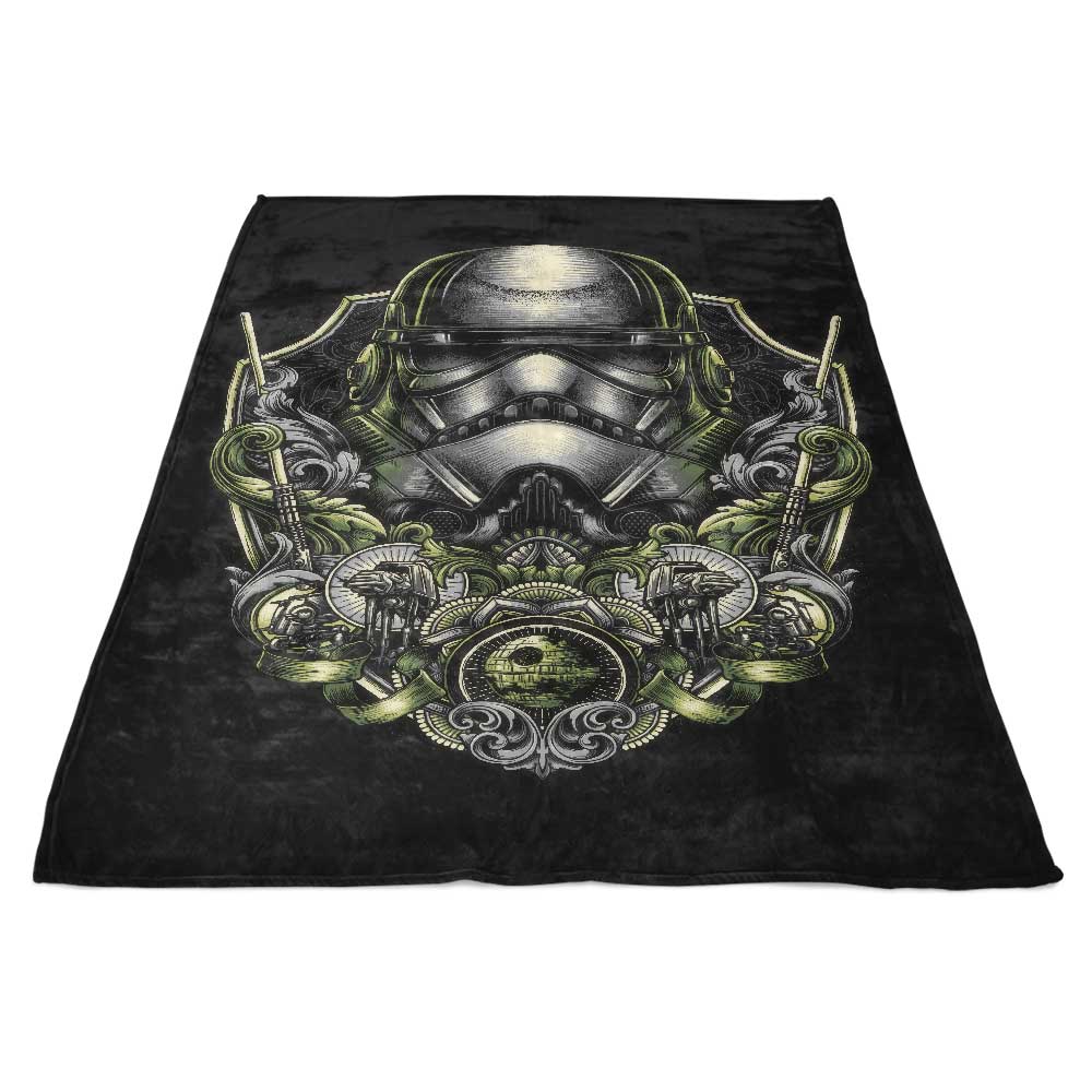 Ultra - Soft Storm Emblem Fleece Blanket by Glitchygorilla