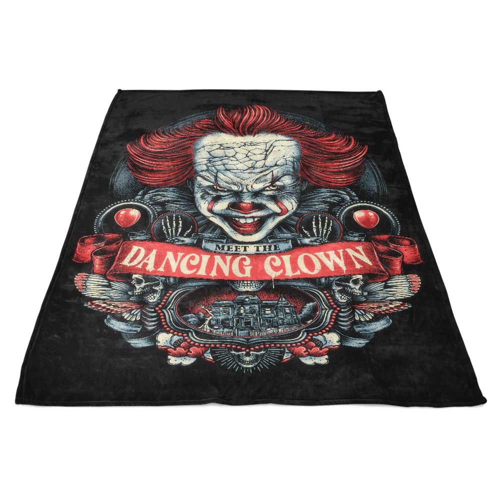 Discover the Enchanting Dancing Clown Soft Fleece Blanket