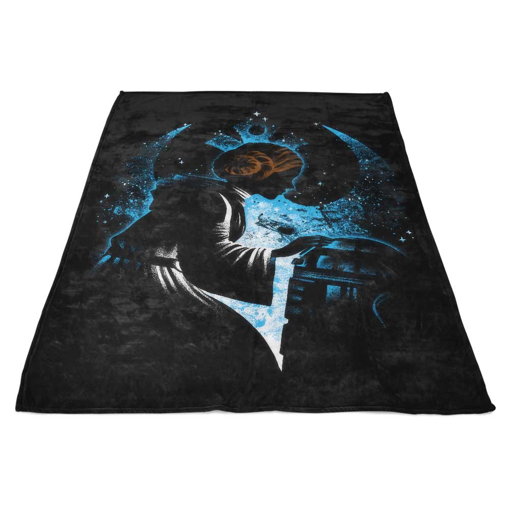 Ultra-Soft 'Hope Between the Stars' Polyester Fleece Blanket