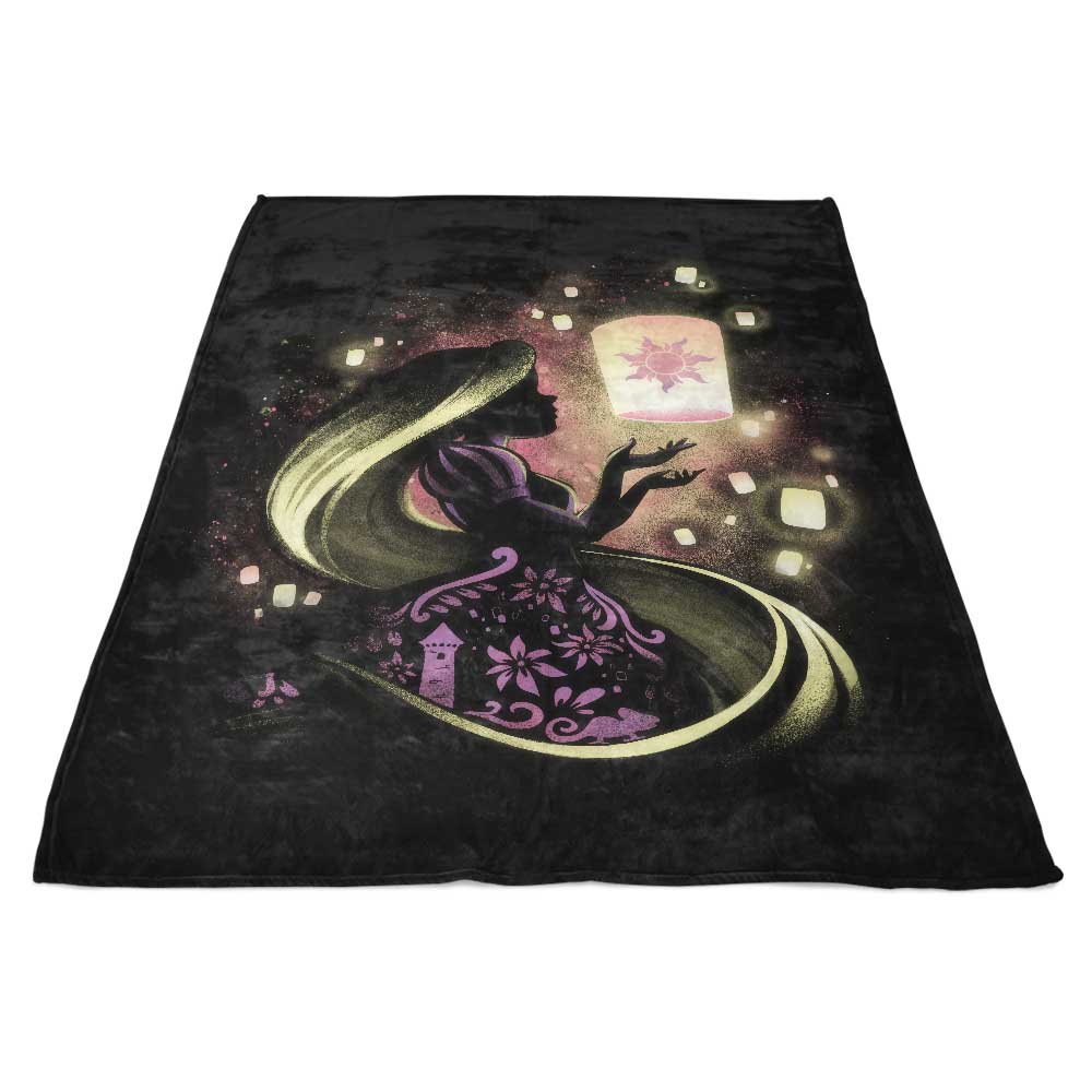 Fleece Blanket for Living Your Dreams to the Fullest
