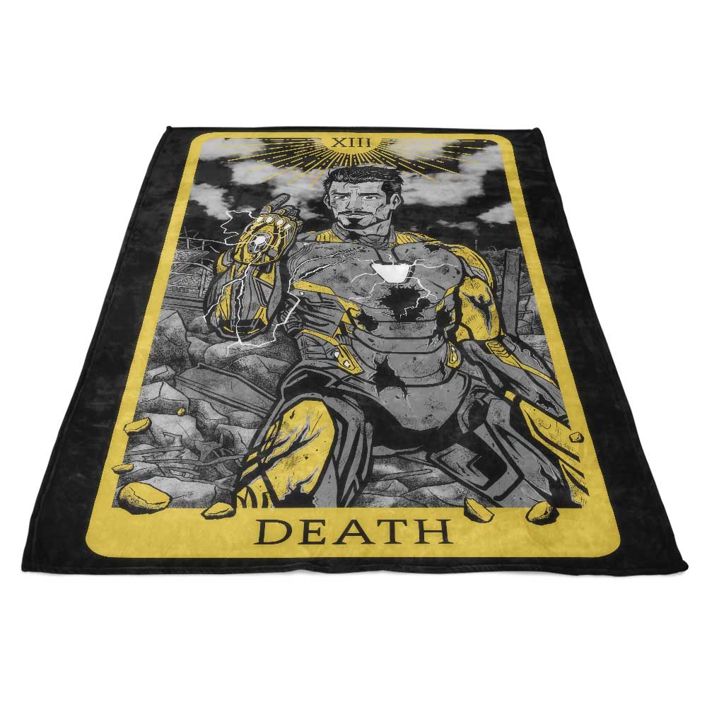 Tarot: Death-themed Super Soft Fleece Blanket for Comfort and Coziness