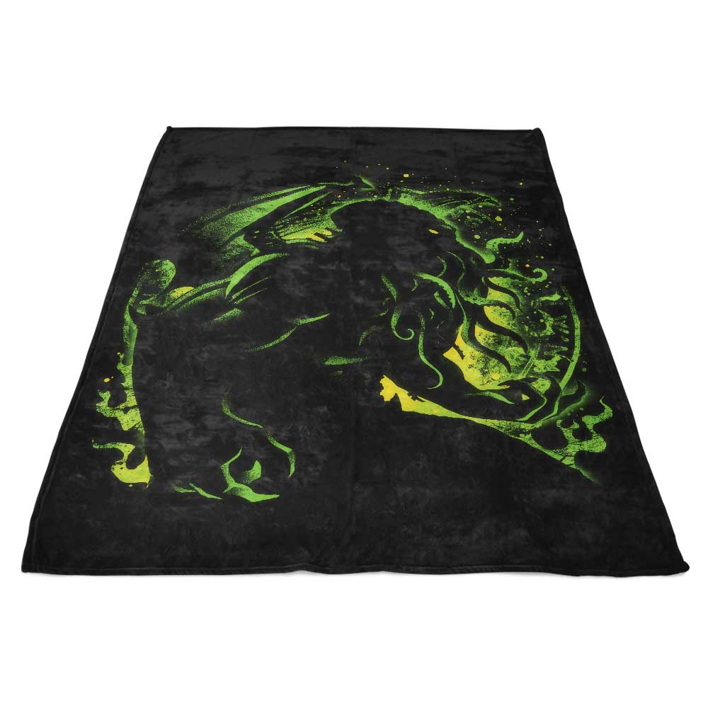 Fantastic Great Old Ones Themed Polyester Fleece Blanket