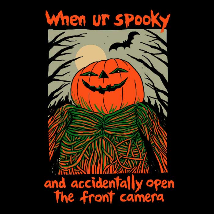 Spooky Selfie - Super Soft Fleece Blanket by Hillary White