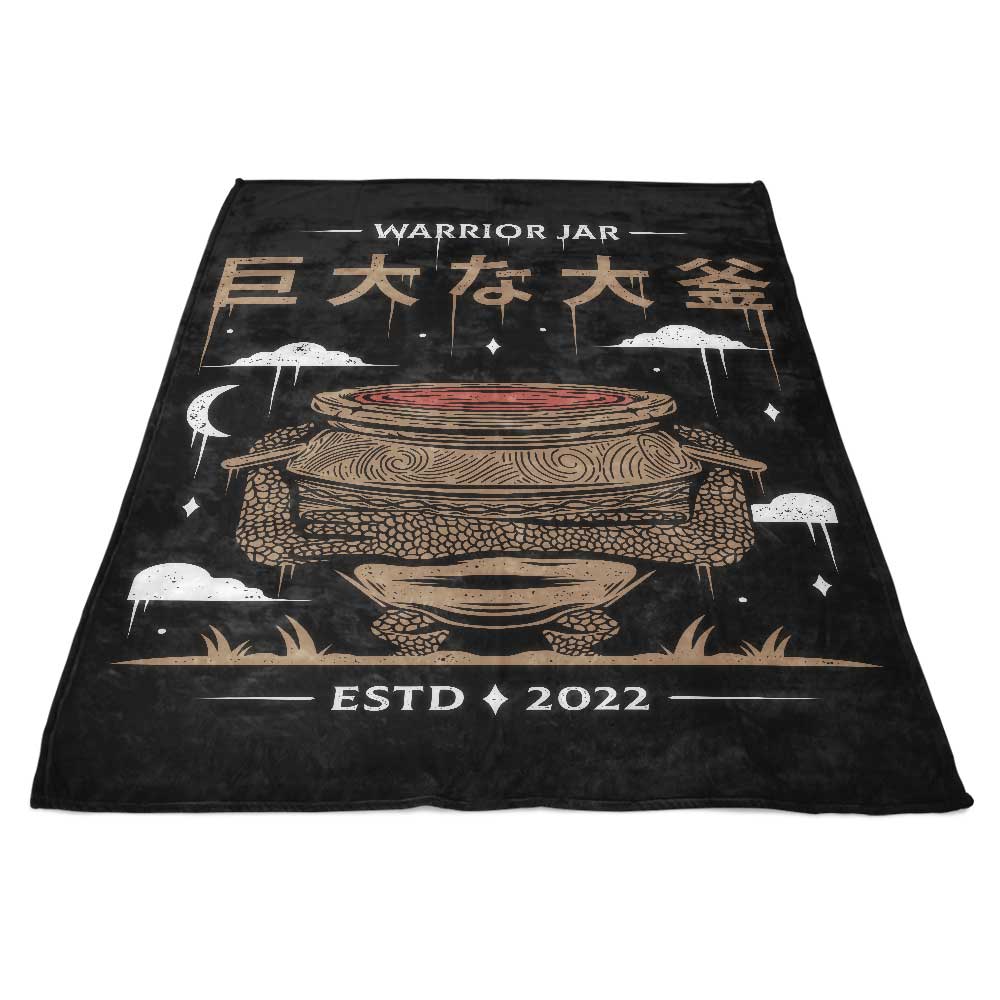 Cozy Warrior Jar Fleece Blanket for Ultimate Comfort
