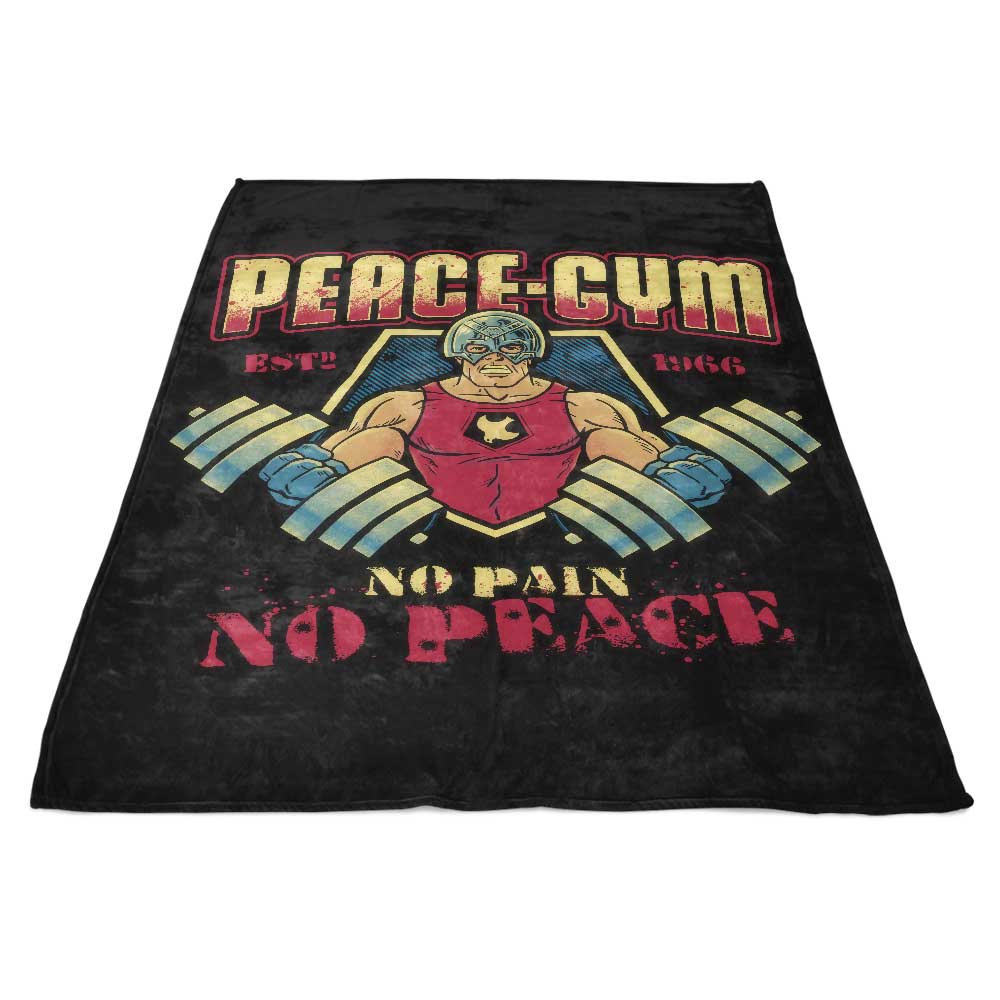 Peace Gym High - Quality Polyester Fleece Blanket