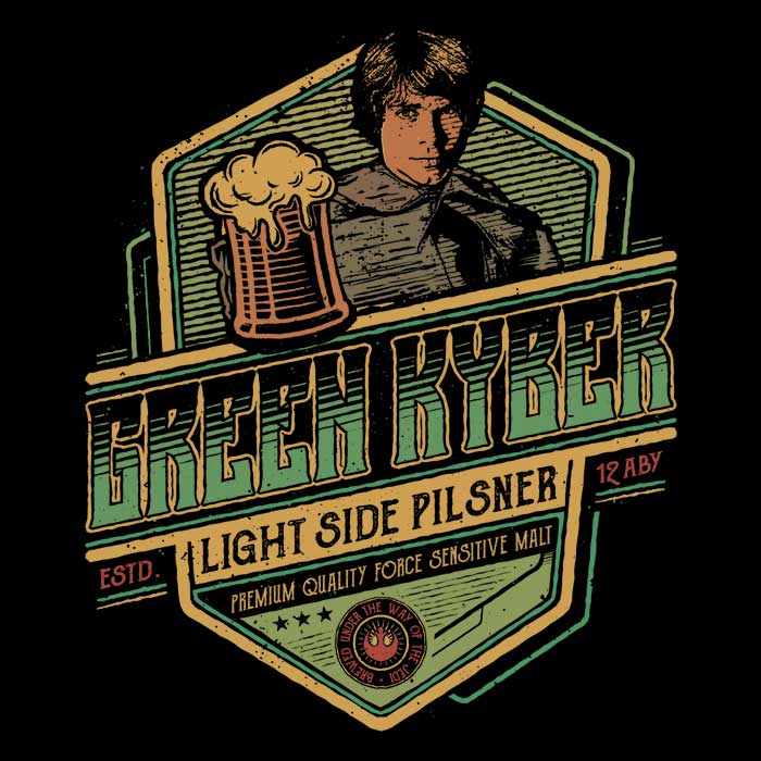 Ultra - Soft Green Kyber Pilsner USA - Made Fleece Blanket