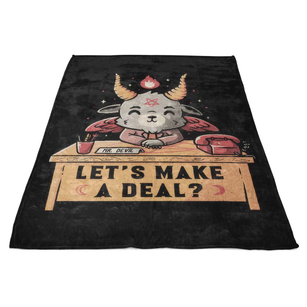 Let's Make a Deal - Ultra - Soft and Plush Polyester Fleece Blanket