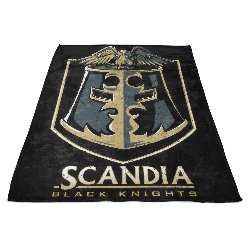Scandia Black Knights Premium Fleece Blanket for Comfort and Warmth