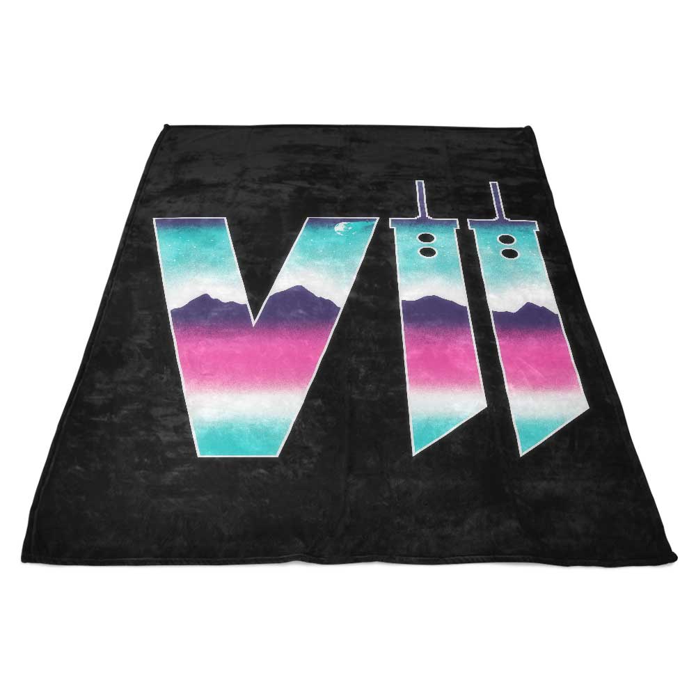 14Eight's Neon Fantasy VII Ultra - Soft Fleece Blanket