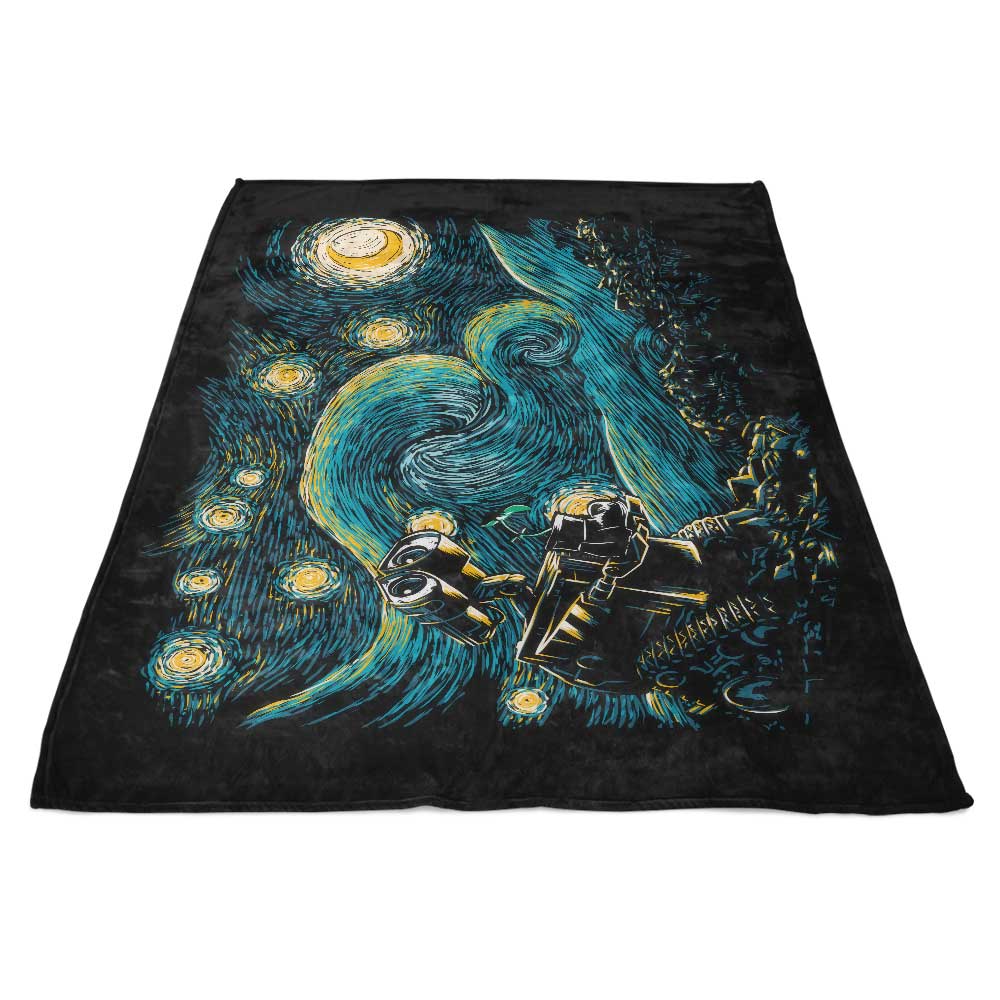 Cosmic Robot - Soft Fleece Blanket for Cozy Moments